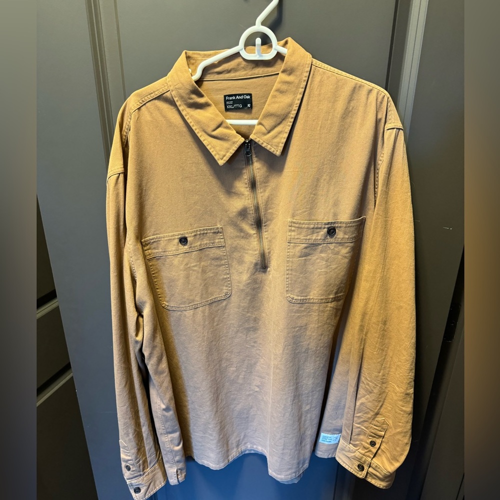 Frank & Oak 1/4 Zip Worksear shirt